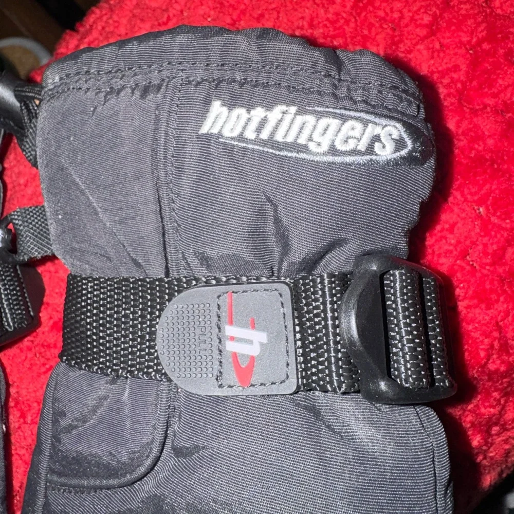 Durable Black Kids Mittens by [Brand]